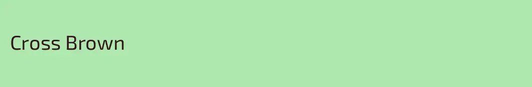 Cross Brown